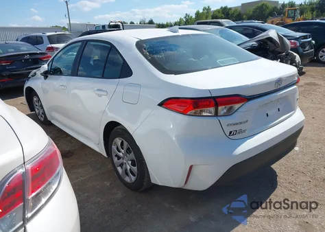 2025 Toyota Corolla Le z USA, uszkodzony, nr VIN 5YFB4MDE7SP302162